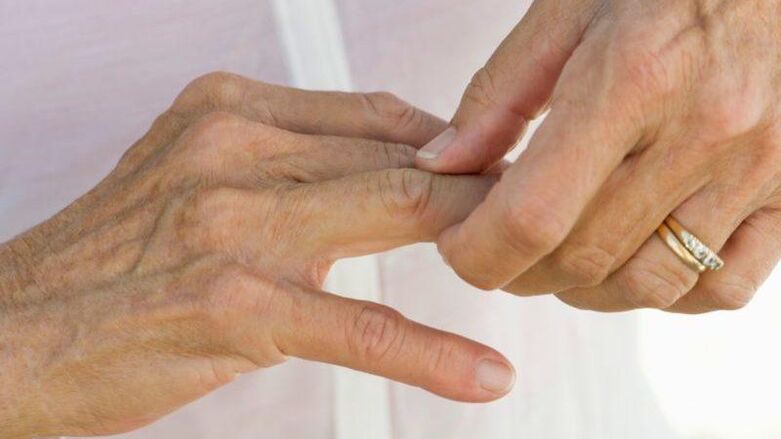 In which diseases, the finger joints hurt